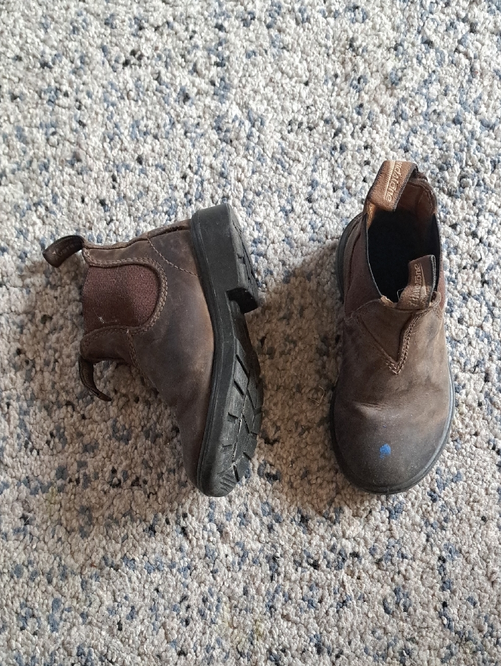 Blundstone Kids Dark Brown Chelsea Boots